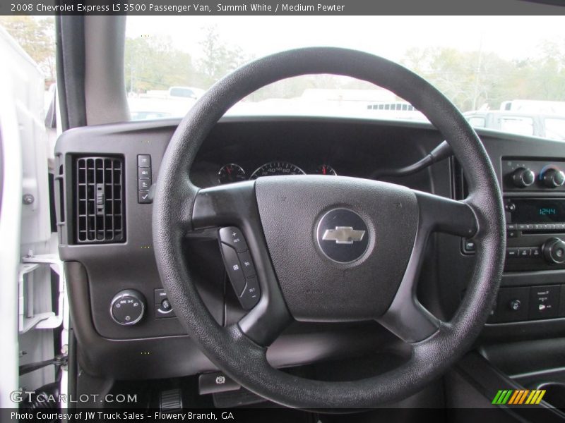 Summit White / Medium Pewter 2008 Chevrolet Express LS 3500 Passenger Van