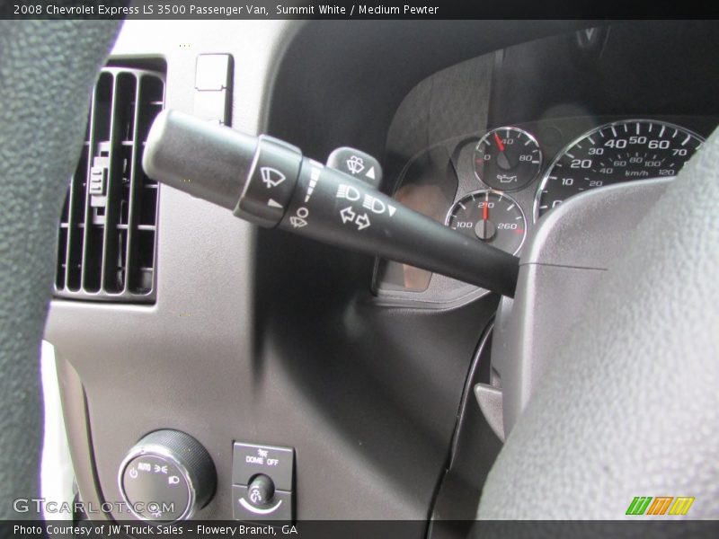 Summit White / Medium Pewter 2008 Chevrolet Express LS 3500 Passenger Van