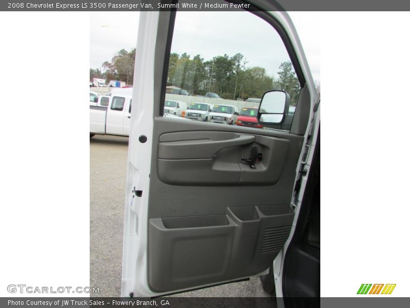 Summit White / Medium Pewter 2008 Chevrolet Express LS 3500 Passenger Van