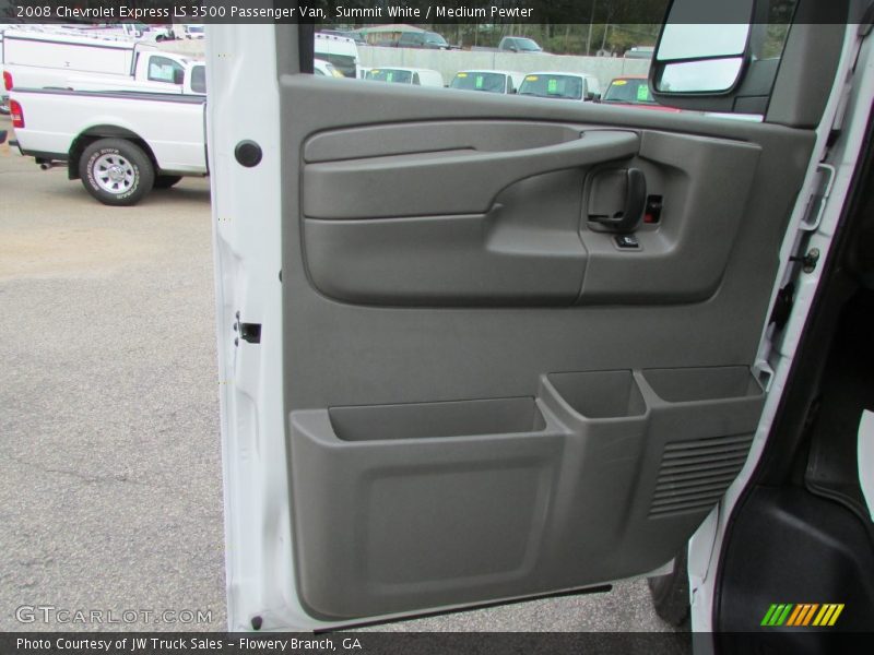 Summit White / Medium Pewter 2008 Chevrolet Express LS 3500 Passenger Van