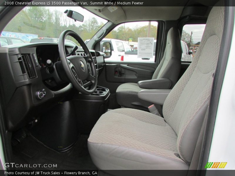 Summit White / Medium Pewter 2008 Chevrolet Express LS 3500 Passenger Van