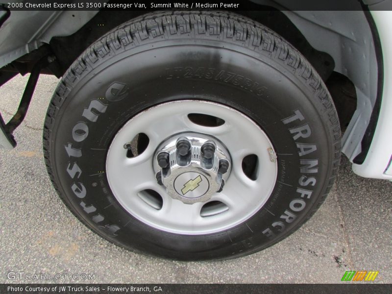 Summit White / Medium Pewter 2008 Chevrolet Express LS 3500 Passenger Van