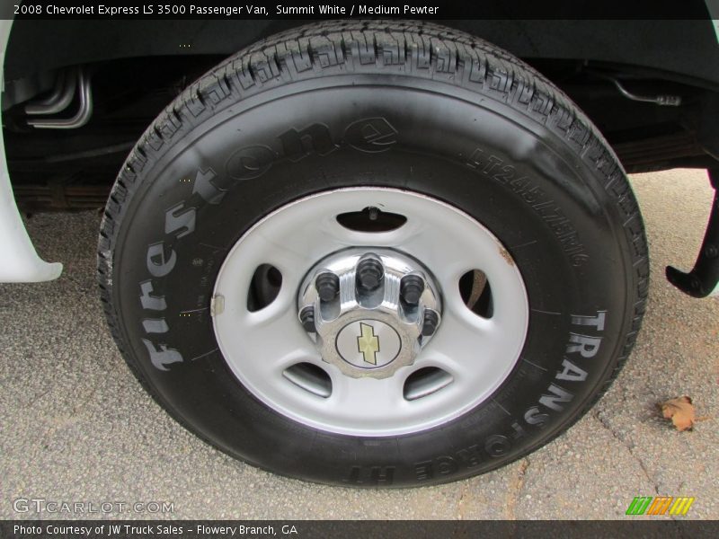 Summit White / Medium Pewter 2008 Chevrolet Express LS 3500 Passenger Van