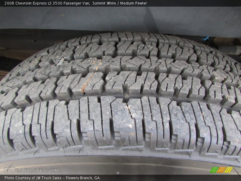 Summit White / Medium Pewter 2008 Chevrolet Express LS 3500 Passenger Van