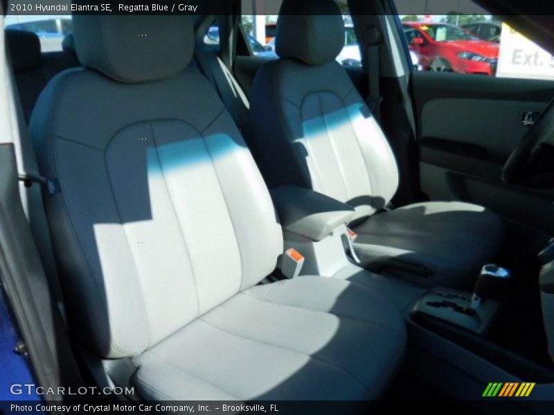 Regatta Blue / Gray 2010 Hyundai Elantra SE