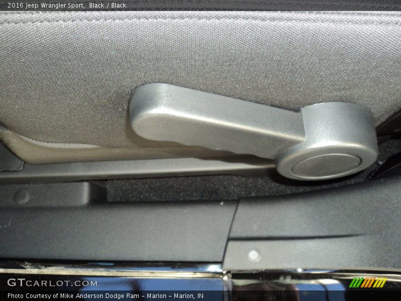Black / Black 2016 Jeep Wrangler Sport