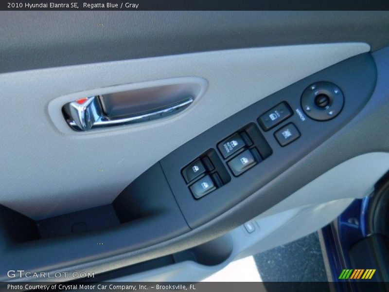 Regatta Blue / Gray 2010 Hyundai Elantra SE