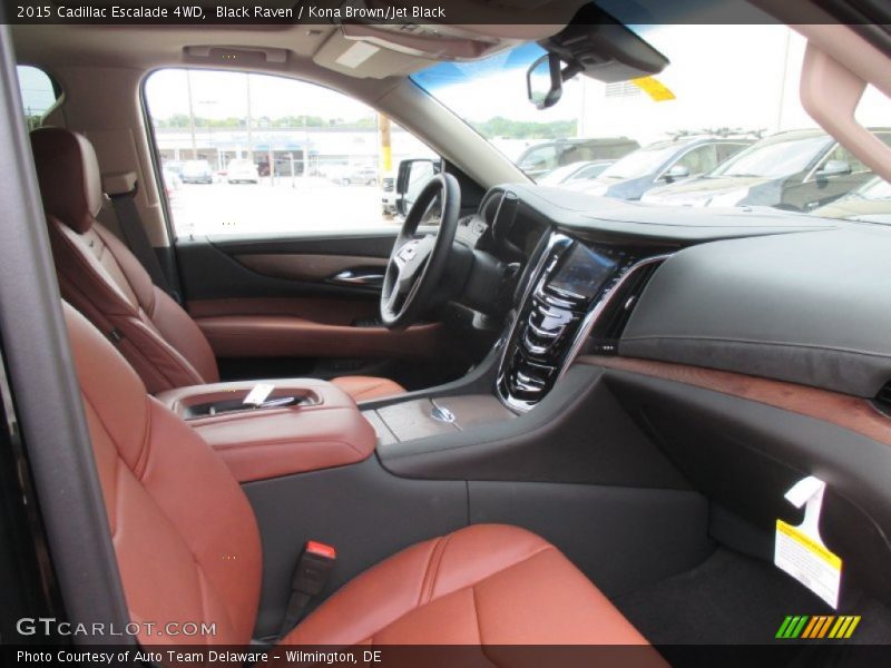 Black Raven / Kona Brown/Jet Black 2015 Cadillac Escalade 4WD