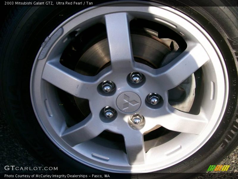 Ultra Red Pearl / Tan 2003 Mitsubishi Galant GTZ