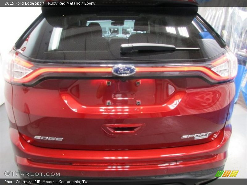 Ruby Red Metallic / Ebony 2015 Ford Edge Sport