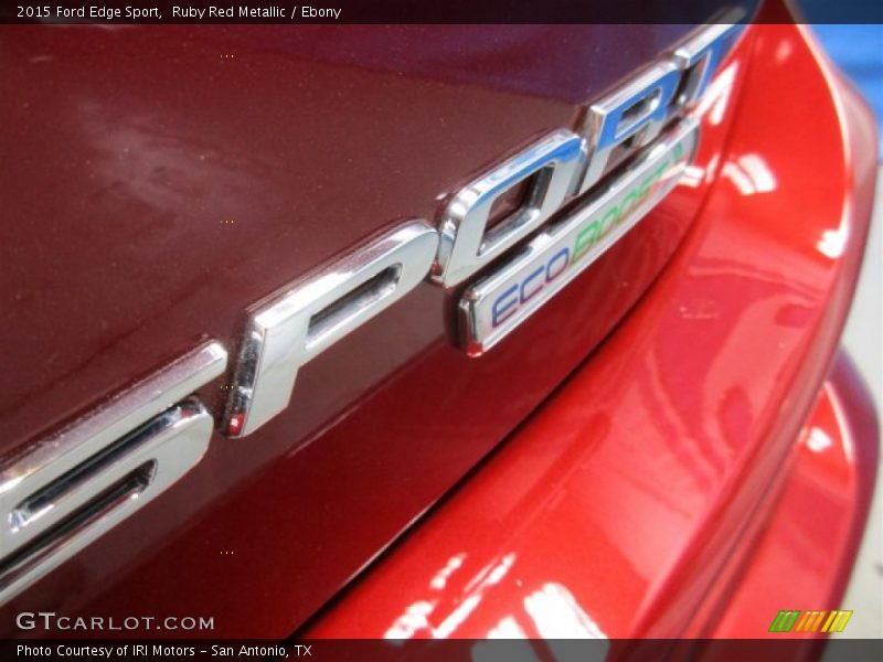 Ruby Red Metallic / Ebony 2015 Ford Edge Sport
