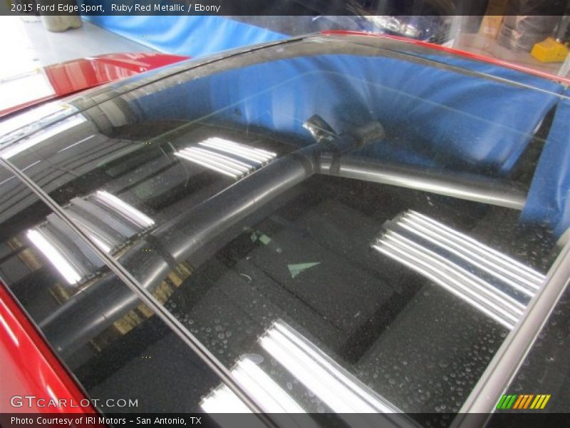 Ruby Red Metallic / Ebony 2015 Ford Edge Sport