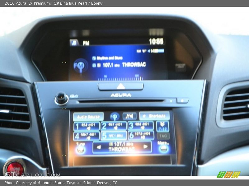 Catalina Blue Pearl / Ebony 2016 Acura ILX Premium