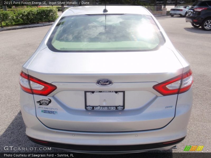 Ingot Silver Metallic / Dune 2015 Ford Fusion Energi SE