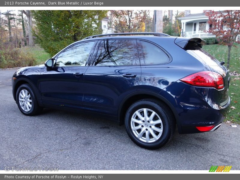 Dark Blue Metallic / Luxor Beige 2013 Porsche Cayenne