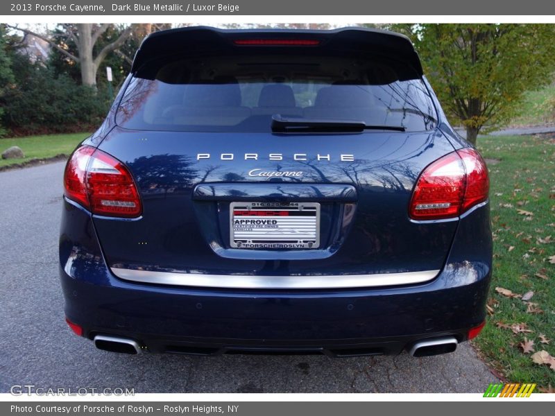 Dark Blue Metallic / Luxor Beige 2013 Porsche Cayenne