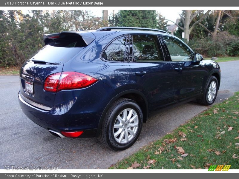 Dark Blue Metallic / Luxor Beige 2013 Porsche Cayenne