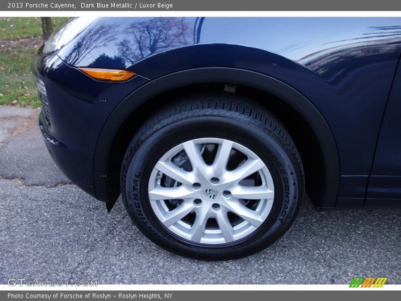Dark Blue Metallic / Luxor Beige 2013 Porsche Cayenne