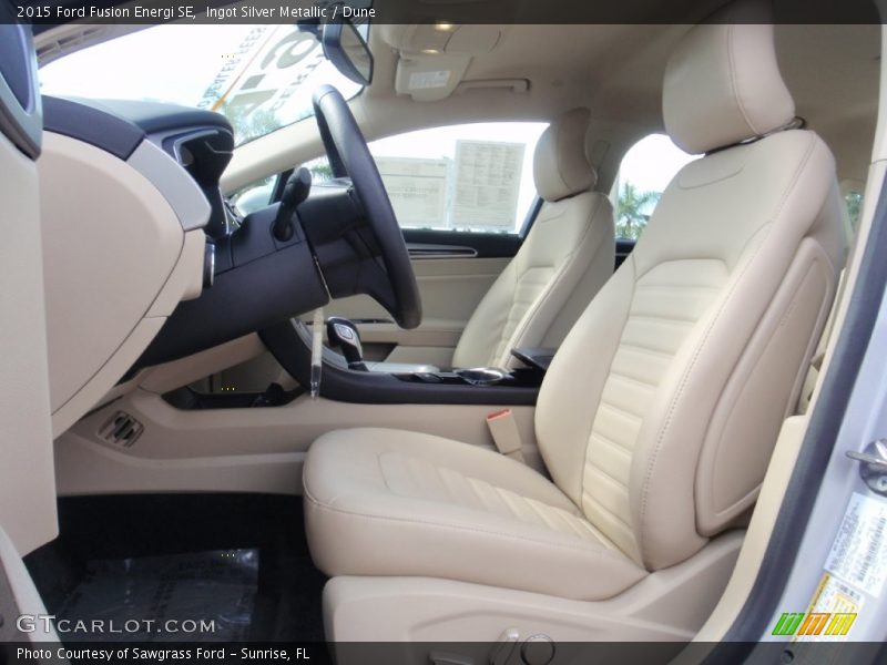 Front Seat of 2015 Fusion Energi SE