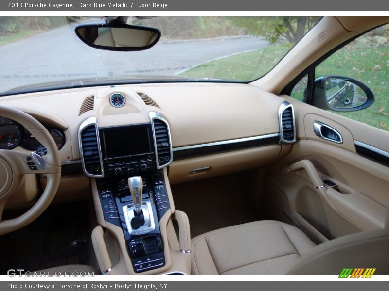 Dark Blue Metallic / Luxor Beige 2013 Porsche Cayenne