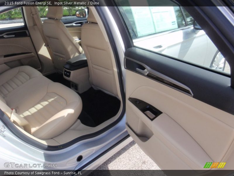Ingot Silver Metallic / Dune 2015 Ford Fusion Energi SE