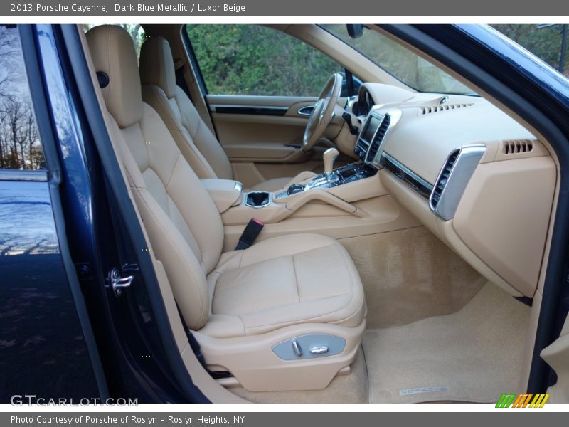 Dark Blue Metallic / Luxor Beige 2013 Porsche Cayenne