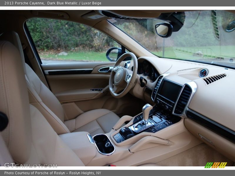 Dark Blue Metallic / Luxor Beige 2013 Porsche Cayenne