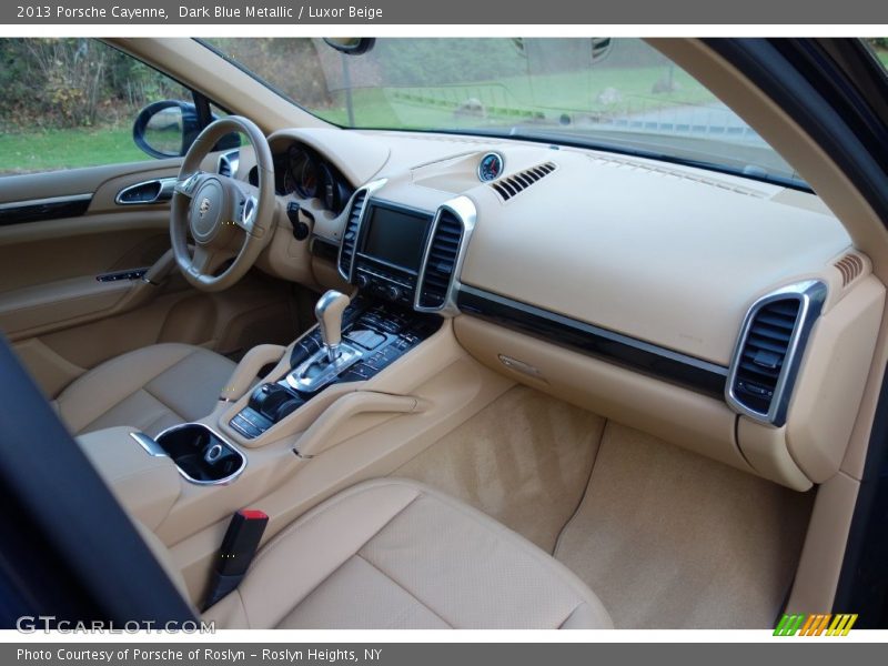 Dark Blue Metallic / Luxor Beige 2013 Porsche Cayenne
