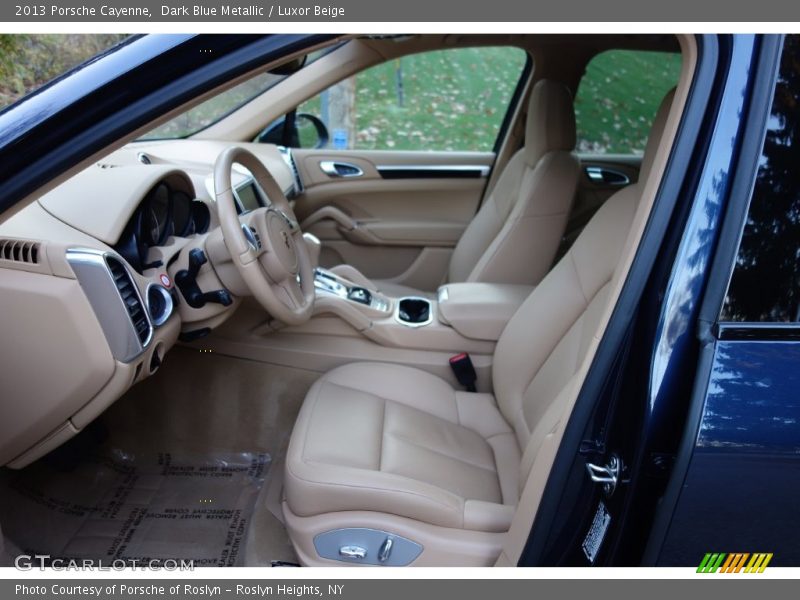 Dark Blue Metallic / Luxor Beige 2013 Porsche Cayenne