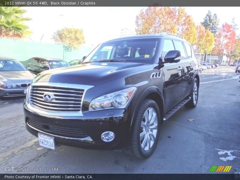 Black Obsidian / Graphite 2012 Infiniti QX 56 4WD