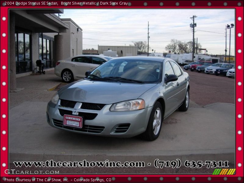 Bright Silver Metallic / Dark Slate Gray 2004 Dodge Stratus SE Sedan