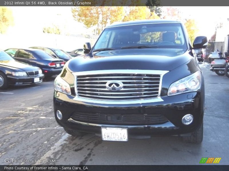 Black Obsidian / Graphite 2012 Infiniti QX 56 4WD
