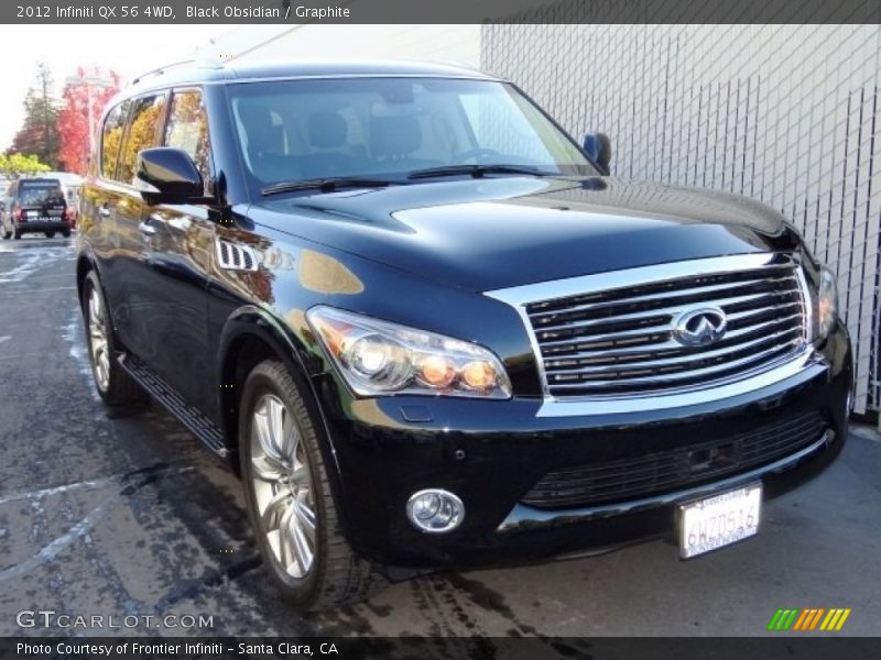 Black Obsidian / Graphite 2012 Infiniti QX 56 4WD