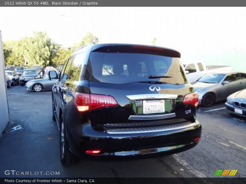 Black Obsidian / Graphite 2012 Infiniti QX 56 4WD