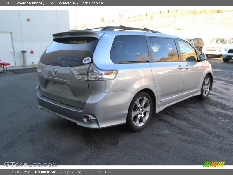 Silver Sky Metallic / Dark Charcoal 2011 Toyota Sienna SE