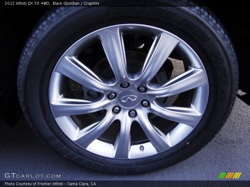 Black Obsidian / Graphite 2012 Infiniti QX 56 4WD