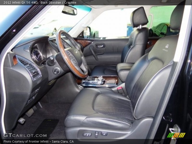 Black Obsidian / Graphite 2012 Infiniti QX 56 4WD