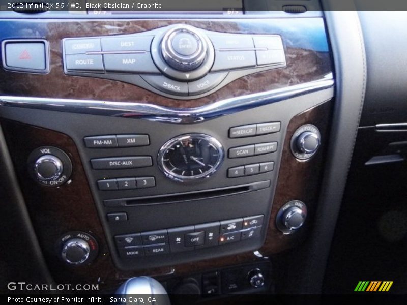 Black Obsidian / Graphite 2012 Infiniti QX 56 4WD