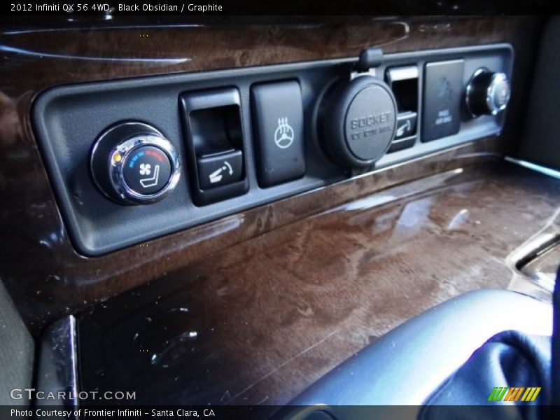 Black Obsidian / Graphite 2012 Infiniti QX 56 4WD