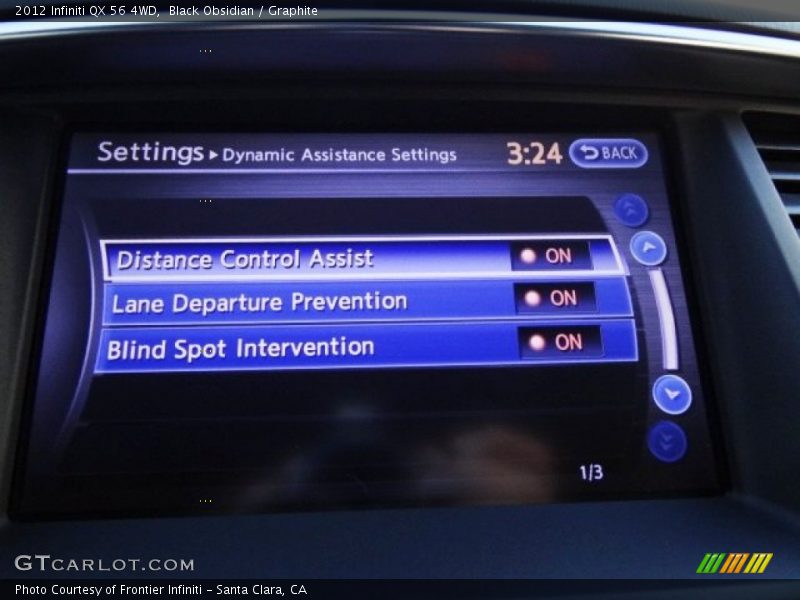 Black Obsidian / Graphite 2012 Infiniti QX 56 4WD