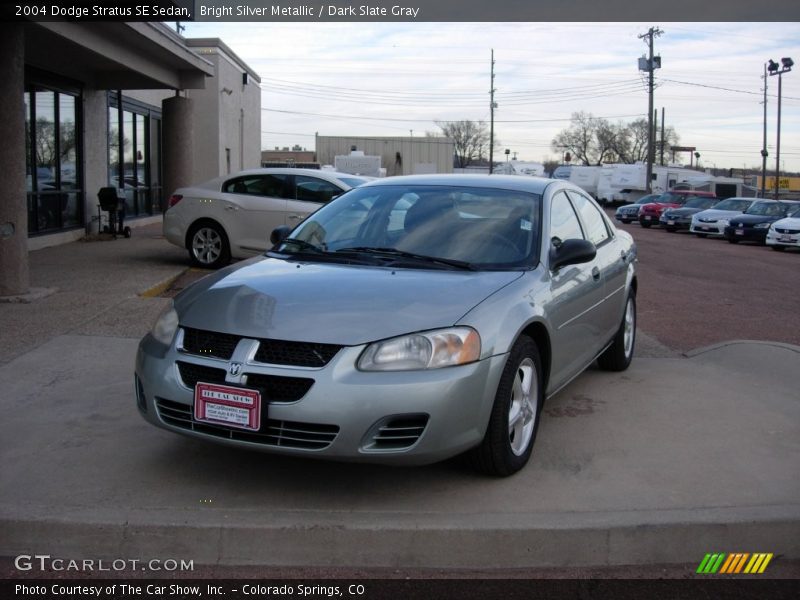 Bright Silver Metallic / Dark Slate Gray 2004 Dodge Stratus SE Sedan