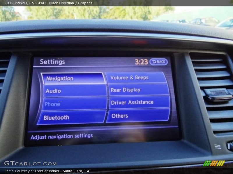 Black Obsidian / Graphite 2012 Infiniti QX 56 4WD