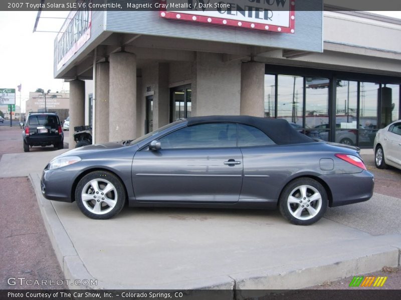 Magnetic Gray Metallic / Dark Stone 2007 Toyota Solara SLE V6 Convertible