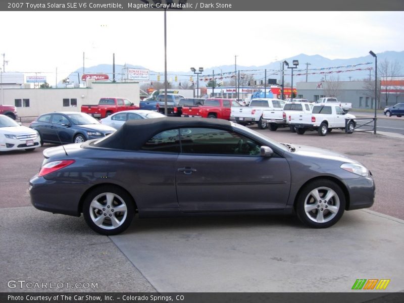 Magnetic Gray Metallic / Dark Stone 2007 Toyota Solara SLE V6 Convertible