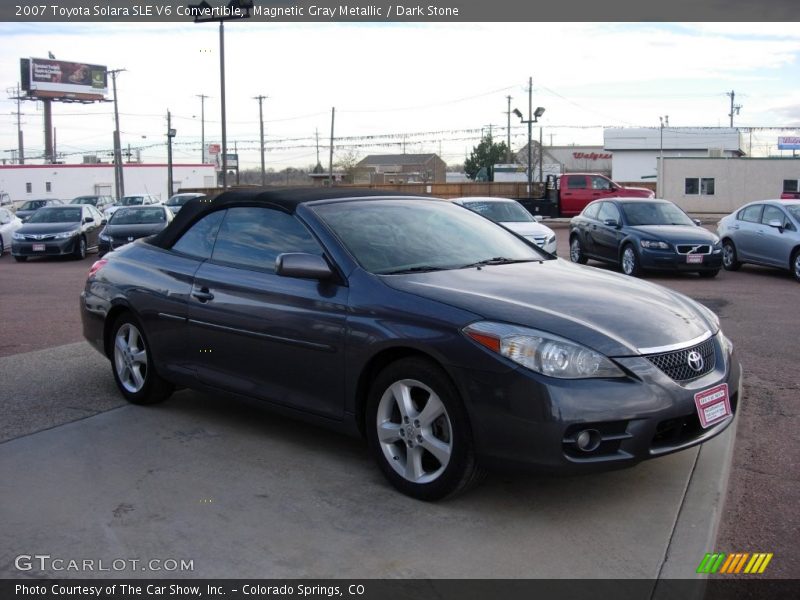 Magnetic Gray Metallic / Dark Stone 2007 Toyota Solara SLE V6 Convertible