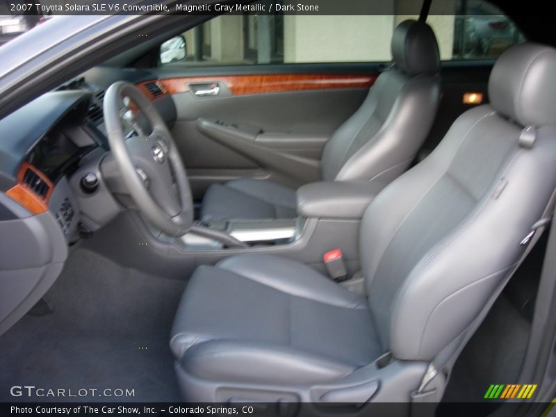 Magnetic Gray Metallic / Dark Stone 2007 Toyota Solara SLE V6 Convertible
