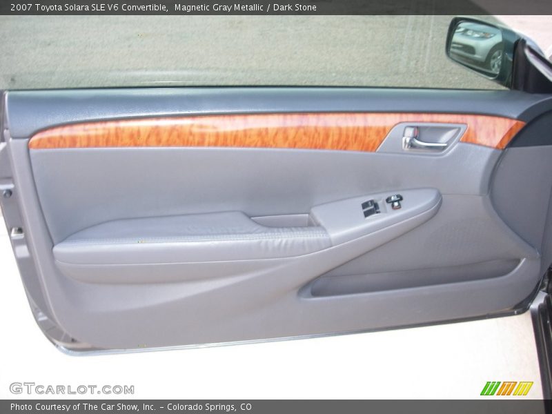 Magnetic Gray Metallic / Dark Stone 2007 Toyota Solara SLE V6 Convertible