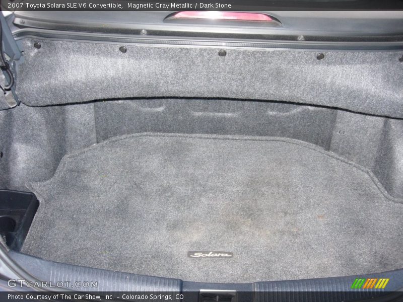 Magnetic Gray Metallic / Dark Stone 2007 Toyota Solara SLE V6 Convertible