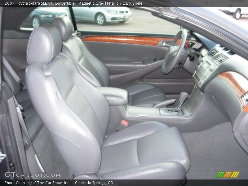 Magnetic Gray Metallic / Dark Stone 2007 Toyota Solara SLE V6 Convertible