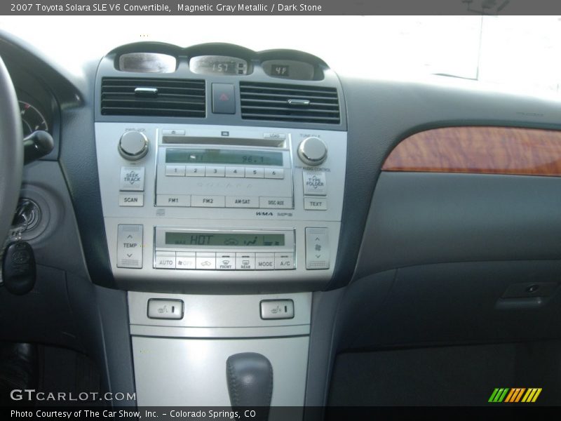 Magnetic Gray Metallic / Dark Stone 2007 Toyota Solara SLE V6 Convertible